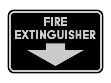 Signs ByLITA Classic Framed Fire Extinguisher